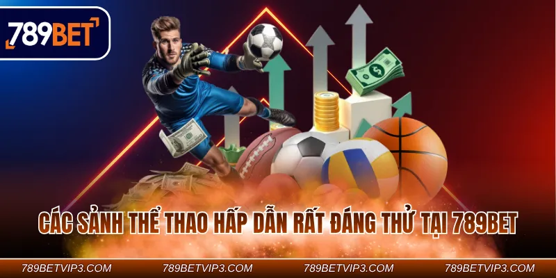 Các sảnh thể thao hấp dẫn rất đáng thử tại 789BET